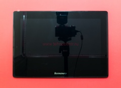 Дисплей в сборе с тачскрином для Lenovo S6000 черный