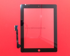 Тачскрин для планшета Apple iPad 3, iPad 4 черный