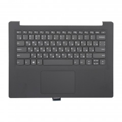 Клавиатура для ноутбука Lenovo V14-ADA серая с серым топкейсом