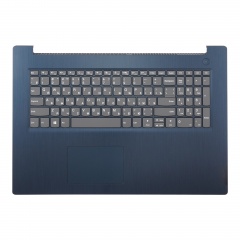Клавиатура для ноутбука Lenovo 3-17ADA05 серая с синим топкейсом