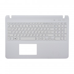 Клавиатура для ноутбука Sony SVF15 белая с топкейсом