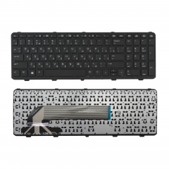 Клавиатура для ноутбука HP 450 G1, 455 G1, 470 G1 черная с рамкой