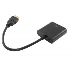 Переходник HDMI - VGA + Audio черный (кабель) фото 2