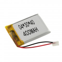 Аккумулятор 3.7v 400mAh 40x30x4мм (2 pin)