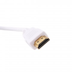 Переходник HDMI - VGA + Audio белый (кабель) фото 2