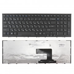 Клавиатура для ноутбука Sony VPC-EL черная с рамкой