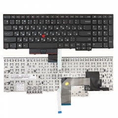 Клавиатура для ноутбука Lenovo Edge E530 черная с рамкой, со стиком, с трекпойнтом