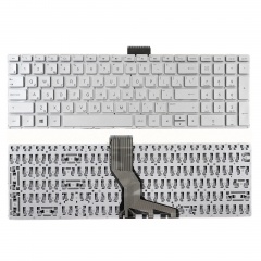 Клавиатура для ноутбука HP Pavilion 250 G6, 255 G6 серебристая без рамки