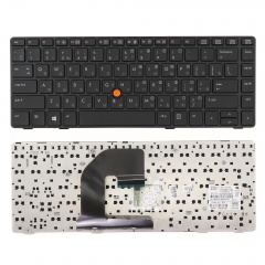 Клавиатура для ноутбука HP ProBook 6460B черная с рамкой, со стиком