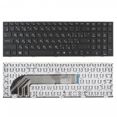 Клавиатура для ноутбука HP ProBook 4540S, 4740S черная с черной рамкой
