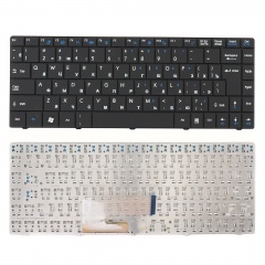 Клавиатура для ноутбука MSI CS480 черная, Г-образный Enter
