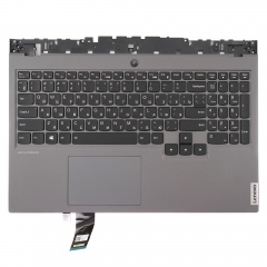 Клавиатура для ноутбука Lenovo 5P-15IMH05H черная с серым топкейсом
