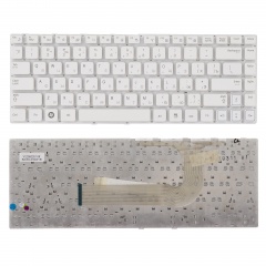 Клавиатура для ноутбука Samsung Q430, QX410 белая без рамки