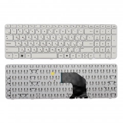 Клавиатура для ноутбука HP Pavilion G6-2000 белая с рамкой
