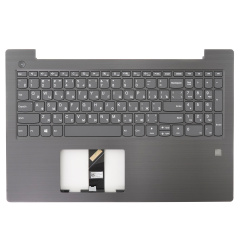 Клавиатура для ноутбука Lenovo V330-15IKB серая с серым топкейсом