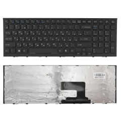 Клавиатура для ноутбука Sony VPC-EH черная с рамкой