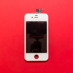Дисплей в сборе с тачскрином для iPhone 4G белый