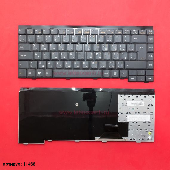 Клавиатура для ноутбука Asus W1, W1000 черная