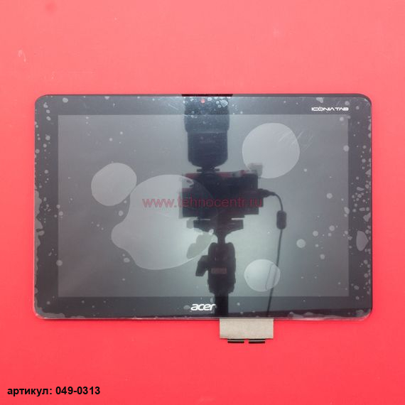 Дисплей в сборе с тачскрином для Acer A210, A211 черный