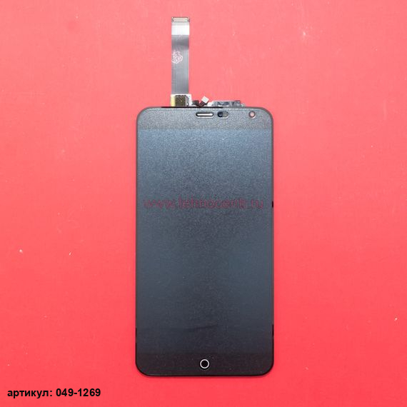Дисплей в сборе с тачскрином для Meizu MX4 черный