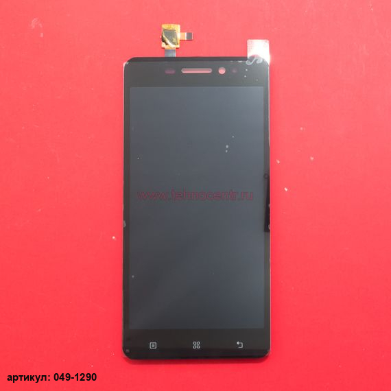 Дисплей в сборе с тачскрином для Lenovo S60 черный