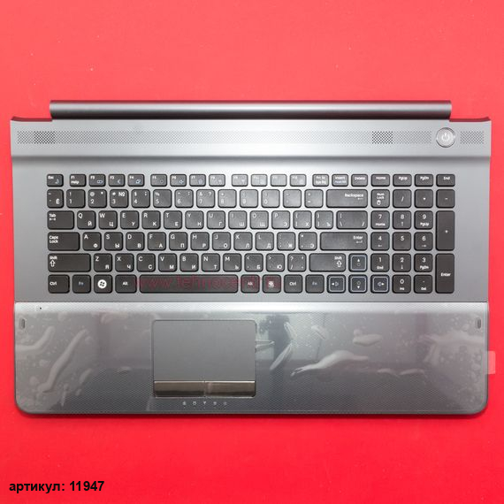 Клавиатура для ноутбука Samsung RC720 с серым топкейсом