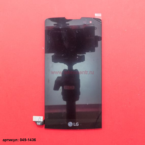 Дисплей в сборе с тачскрином для LG Leon H324 черный