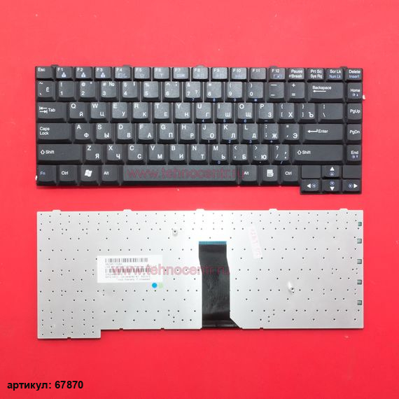 Клавиатура для ноутбука LG LE50, LM40, LM50 черная