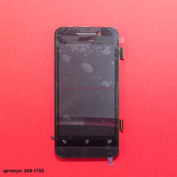 Дисплей в сборе с тачскрином для Asus Zenfone 4 A400CG черный с рамкой