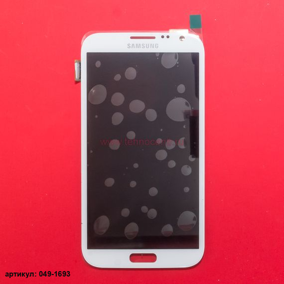 Дисплей в сборе с тачскрином для Samsung Galaxy Note 2 GT-N7100 белый