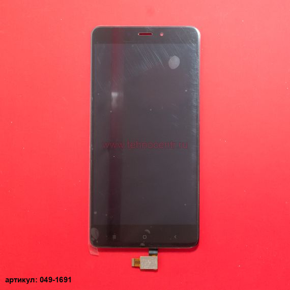 Дисплей в сборе с тачскрином для Xiaomi Redmi Note 4 черный