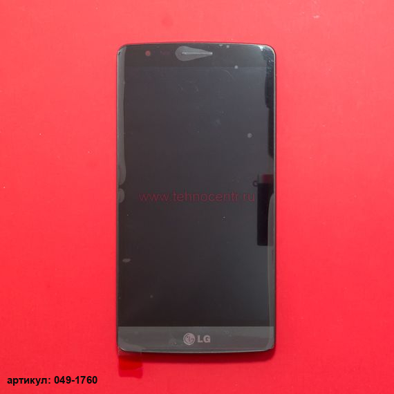 Дисплей в сборе с тачскрином для LG G3S D722 черный с рамкой