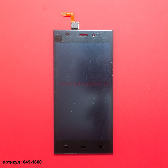 Дисплей в сборе с тачскрином для Xiaomi Mi3, Mi3w черный