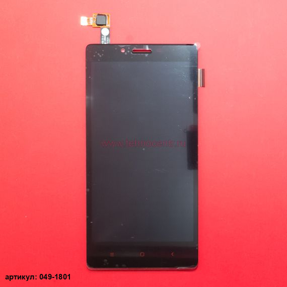 Дисплей в сборе с тачскрином для Xiaomi Redmi Note черный