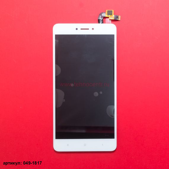 Дисплей в сборе с тачскрином для Xiaomi Redmi Note 4X белый