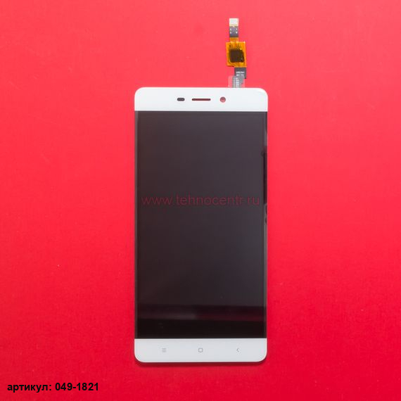 Дисплей в сборе с тачскрином для Xiaomi Redmi 4 белый