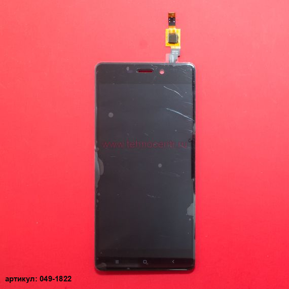 Дисплей в сборе с тачскрином для Xiaomi Redmi 4 черный
