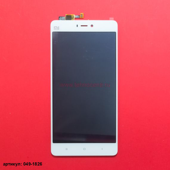 Дисплей в сборе с тачскрином для Xiaomi Mi4S белый