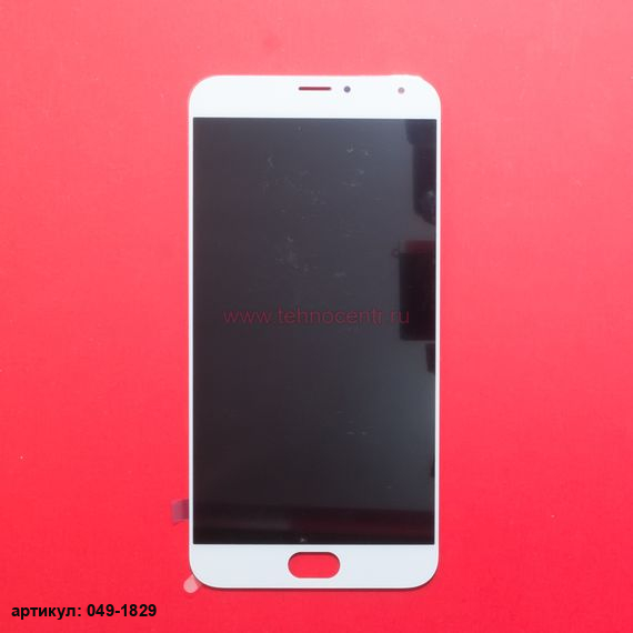 Дисплей в сборе с тачскрином для Meizu MX5 белый
