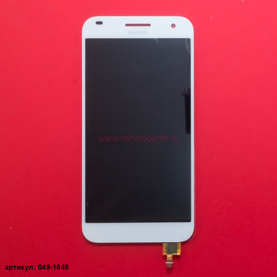Дисплей в сборе с тачскрином для Huawei Ascend G7 белый