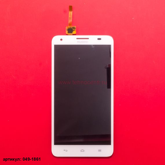 Дисплей в сборе с тачскрином для Huawei Honor 3X белый