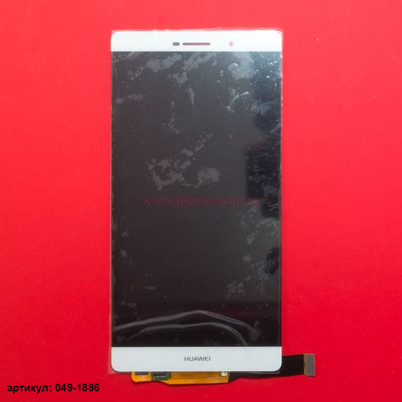 Дисплей в сборе с тачскрином для Huawei P8 Max белый