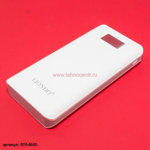 Внешний аккумулятор Liondo MAX-6 16000mAh белый