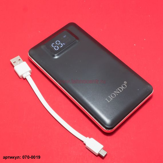 Внешний аккумулятор Liondo MAX-1 8000mAh черный