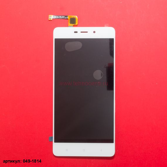 Дисплей в сборе с тачскрином для Xiaomi Redmi 4 Pro белый