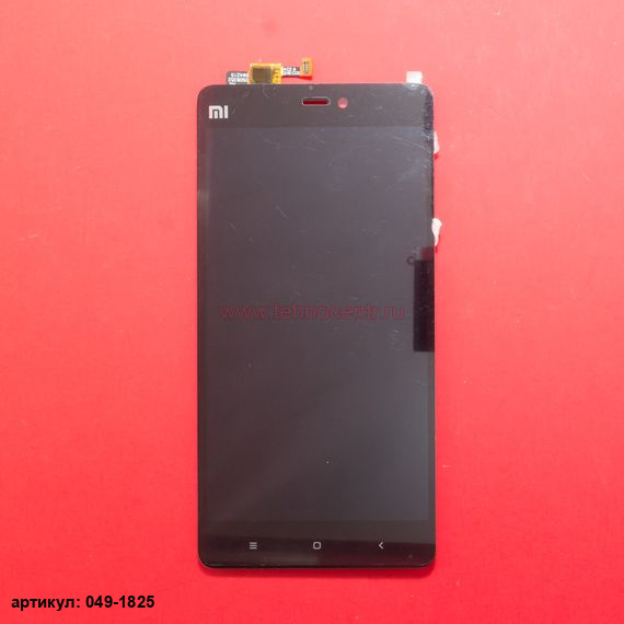 Дисплей в сборе с тачскрином для Xiaomi Mi4S черный