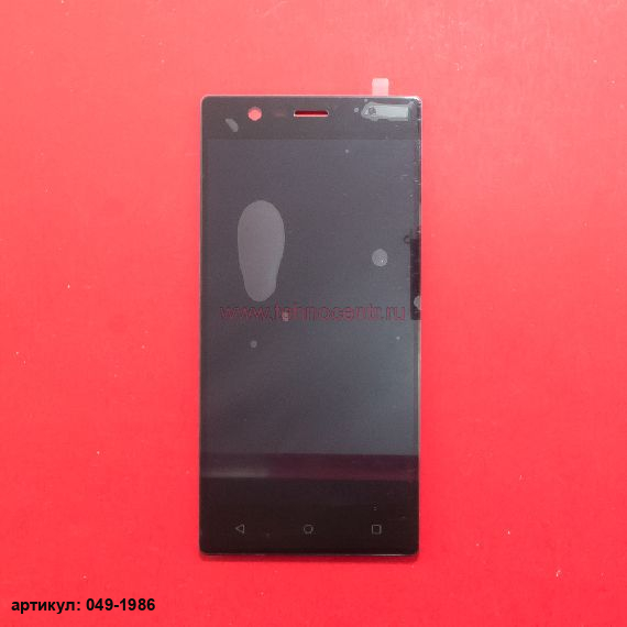 Дисплей в сборе с тачскрином для Nokia 3 черный