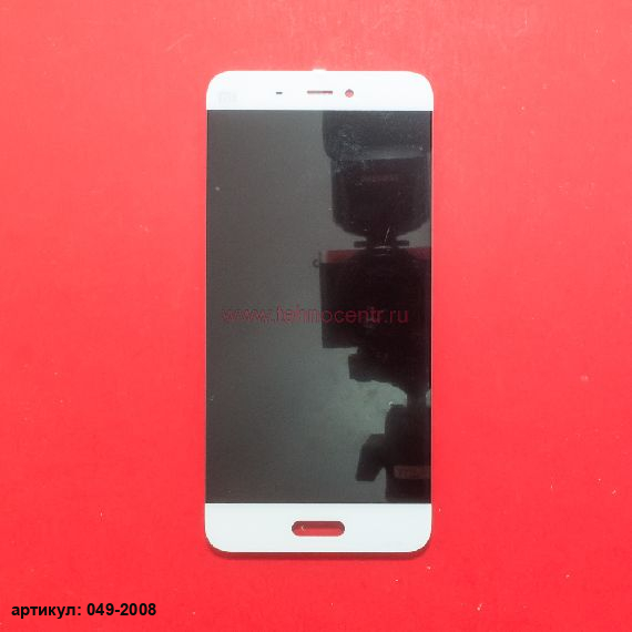 Дисплей в сборе с тачскрином для Xiaomi MI5 белый
