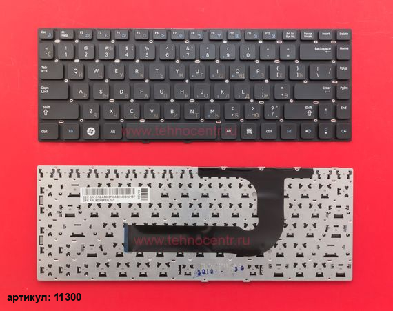 Клавиатура для ноутбука Samsung Q430, QX410, SF410 черная без рамки