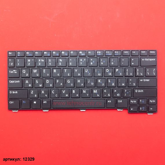 Клавиатура для ноутбука Dell Latitude 2100 черная с рамкой